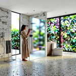 100x210cm Glass Shower Screen with U-Brackets