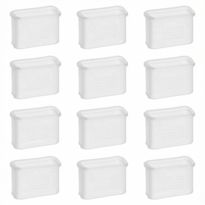 12pcs Referee Whistle Mouth Grip Protective Cover Plastic Accessory
