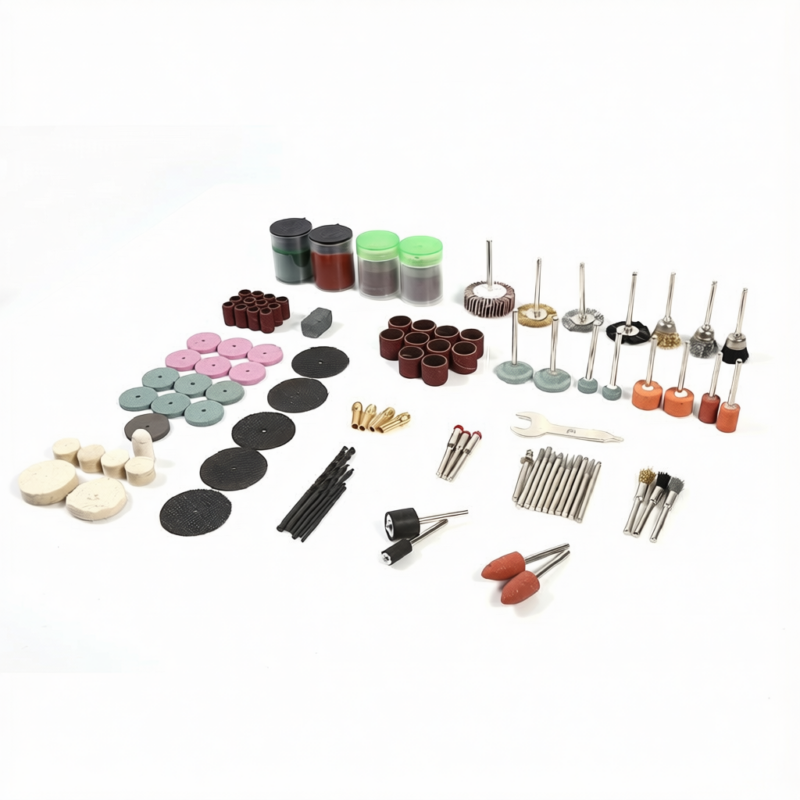 147pcs Rotary Polishing Tool Set 1/8" Shank Sanding Polish Cutting Accessory Bit