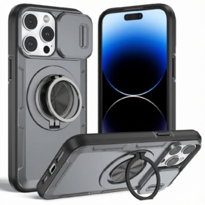2-in-1 Magnetic Sliding Lens Case for iPhone 14 Pro