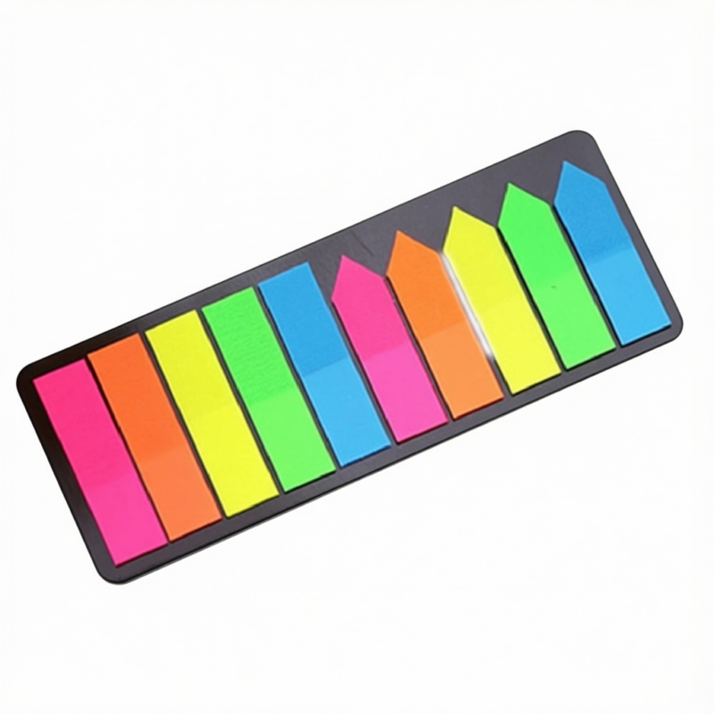 200 Pieces Sticky Tabs Writable File Tabs Flags Marking Highlighting Papers for Reading Notes Books Magazines