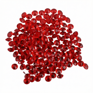 2000pcs Wedding Decoration Scatter Table Crystal Acrylic Confetti Party Decorations (Red)