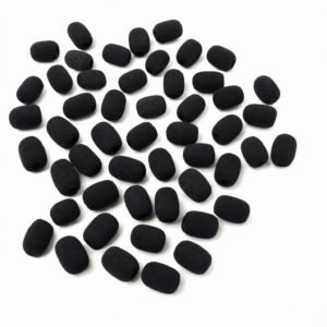 30x22x8MM Mini Microphone Headset Windscreen Sponge Foam Mic Cover