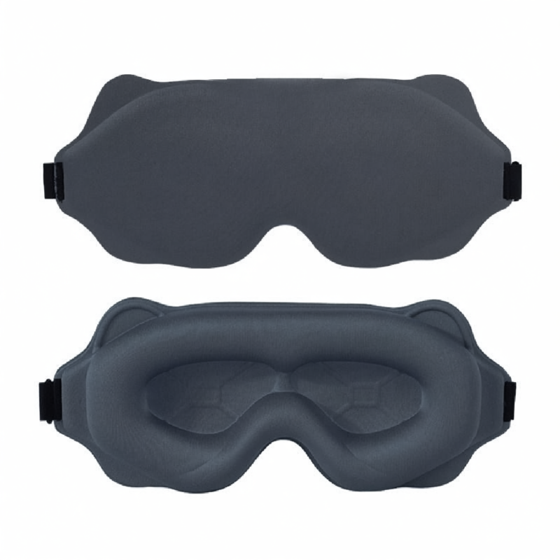 3D Contoured Sleep Mask, Breathable Fabric with Adjustable Strap, Light-Blocking Eye Mask for Sleeping, Napping, and Travel 3D Contoured Sleep Mask, Breathable Fabric with Adjustable Strap, Light-Blocking Eye Mask for Sleeping, Napping, and Travel