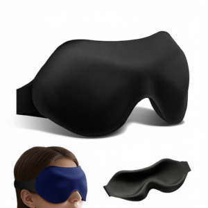 3D Full Blackout Sleep Mask Cooling Memory Foam Eye Mask Adjustable Headband
