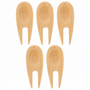5-Pack Golf Divot Repair Tools with Markers, Lightweight Portable Golf Forks for Course Maintenance