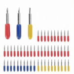 50 Pack Cutting Plotter Vinyl Cutter Blades Lettering Blade Replacement Blades 30/45/60 Degree