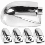 5Pcs Plated Silver Drum Lug Snare Drum Claw Hook Single End Replacement Parts