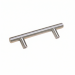 5pcs Silver Kitchen Cabinet Door Handles Stainless Steel Door Drawer Pull T Bar