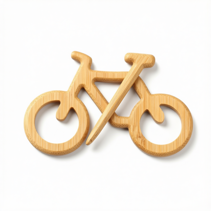 Brooch pin with woodenanimal pattern-Bicycle Brooch pin with woodenanimal pattern-Bicycle