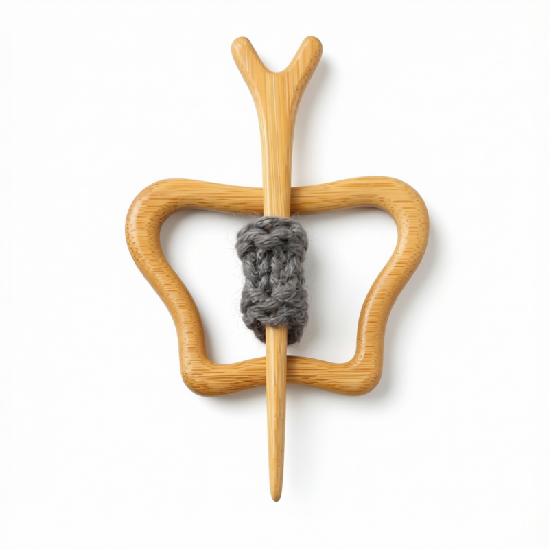 Brooch pin with woodenanimal pattern-Butterfly Brooch pin with woodenanimal pattern-Butterfly
