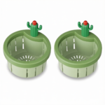 Cactus Kitchen Sink Strainer Automatic Dumping Basket Multi-Functional Draining Filter for Home Use Kitchen Waste Cleanup