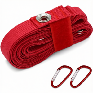 Camping Rope Hanger Strap 315cm, Multifunctional Tent Awning Clothesline with D-Buckles