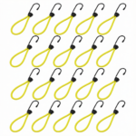 Camping Tent Elastic Rope Hook, 20 Pack