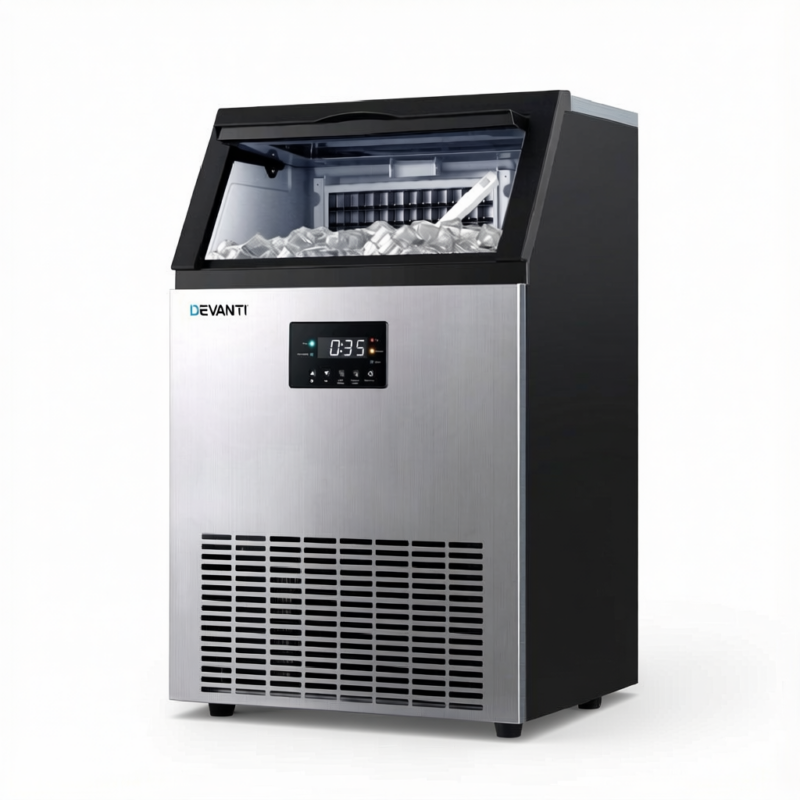 Devanti 60kg Ice Maker Commercial Machine Devanti 60kg Ice Maker Commercial Machine