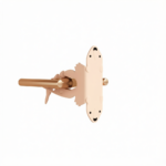 Door Muffler Pad - Little Bear Style - Apricot