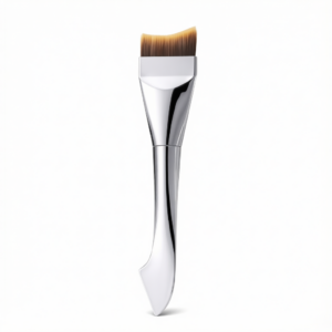 Double-ended Fish Tail Foundation Brush, Flat Ultra-thin Makeup & Mask Applicator
