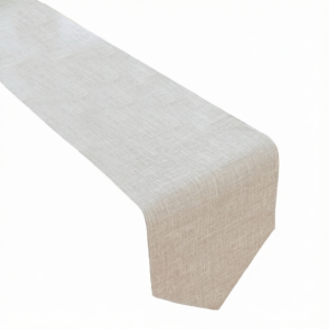 Farmhouse Rustic Table Runner, Solid Beige Rectangular Table Runners, for Everyday Use Kitchen Dining Party Table