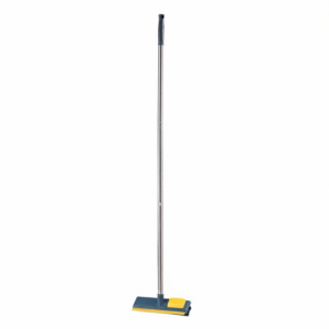 Floor Scrub Brush with Long Handle 2 In 1 Scrape and Brush for Cleaning Bathroom Patio Kitchen Wall Tile Grout | Multi-Surface Scrubber with Fan Shaped Head for Indoor Outdoor Use