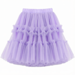 Girls Princess Skirt Polyester Ruffled Summer 110cm