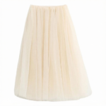 Girls Skirt Bei Congmei Polyester Mesh Solid 160cm