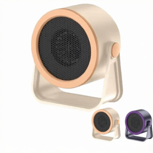 Heater Outdoor & Desktop Portable Heater,  Portable Heate, Quiet Fast Heaters with 90° Adjustable Angle, Under Desk Warm Air Blower for Camping Office.