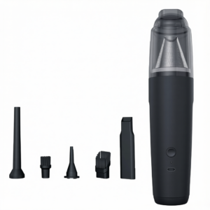 Portable Handheld Vacuum Cleaner - Cordless USB Rechargeable Mini Dust Cleaner with Blow and Suction Function, Multi Nozzle Attachments for Keyboard Desk Home Office Cleaning