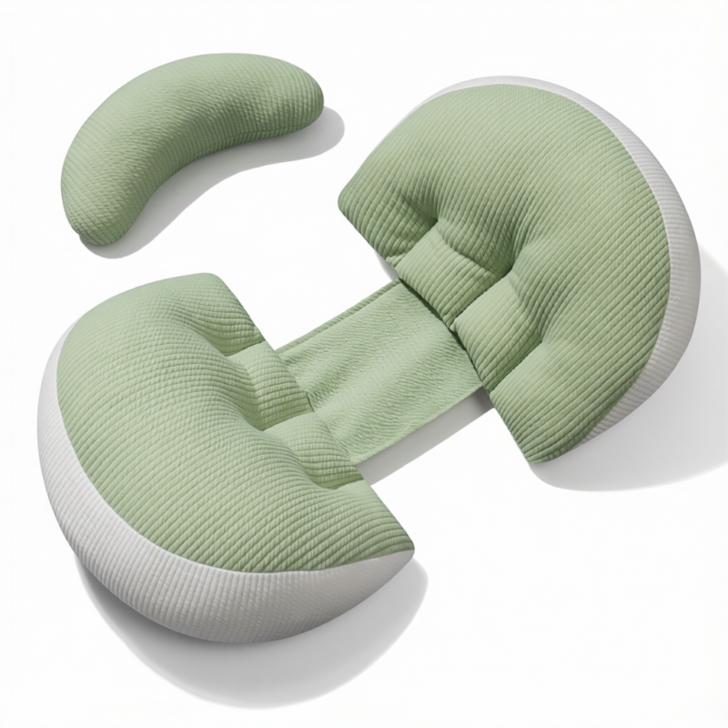 Pregnancy Belly & Back Support Pillow, Adjustable & Fully Machine Washable, High Elasticity & Long-Lasting Shape, Relieves Aches and Pains During Pregnancy.