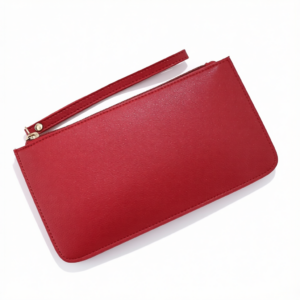 Red Women's Soft PU Leather Wallet