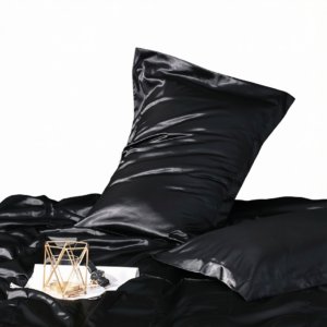 Satin Pillowcase Polyester Solid Color 48x74cm 48x74cm one pack