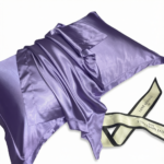 Satin Pillowcase Polyester Solid Color 48x74cm Elegant 48x74cm pair