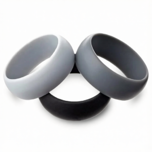 Silicone Rubber Ring Bands 3Pcs