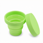 Silicone Telescopic Drinking Collapsible Folding Cup Travel Camping Outdoor Green