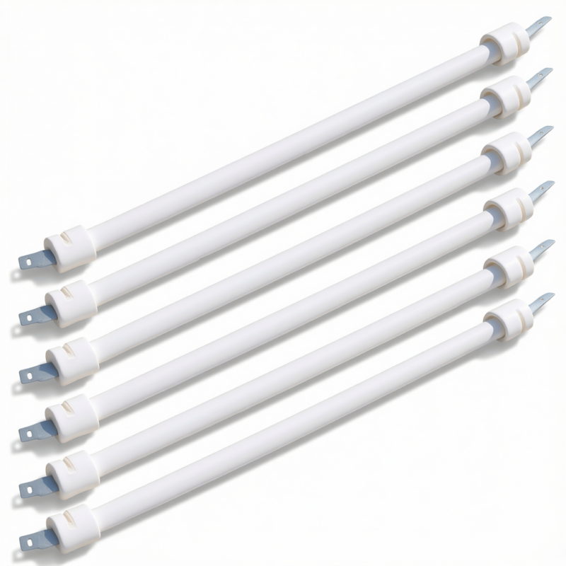 6Pcs White Poultry Heating Accessories Rapid Heating for Home