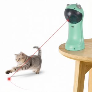Cat Toy Automatic Motion-Activated,USB Rechargeable,5 Fun Patterns,Random Rotating Trajectory,4 Speed Modes,Adjustable Light Angles for Indoor Cat Kitten Dog