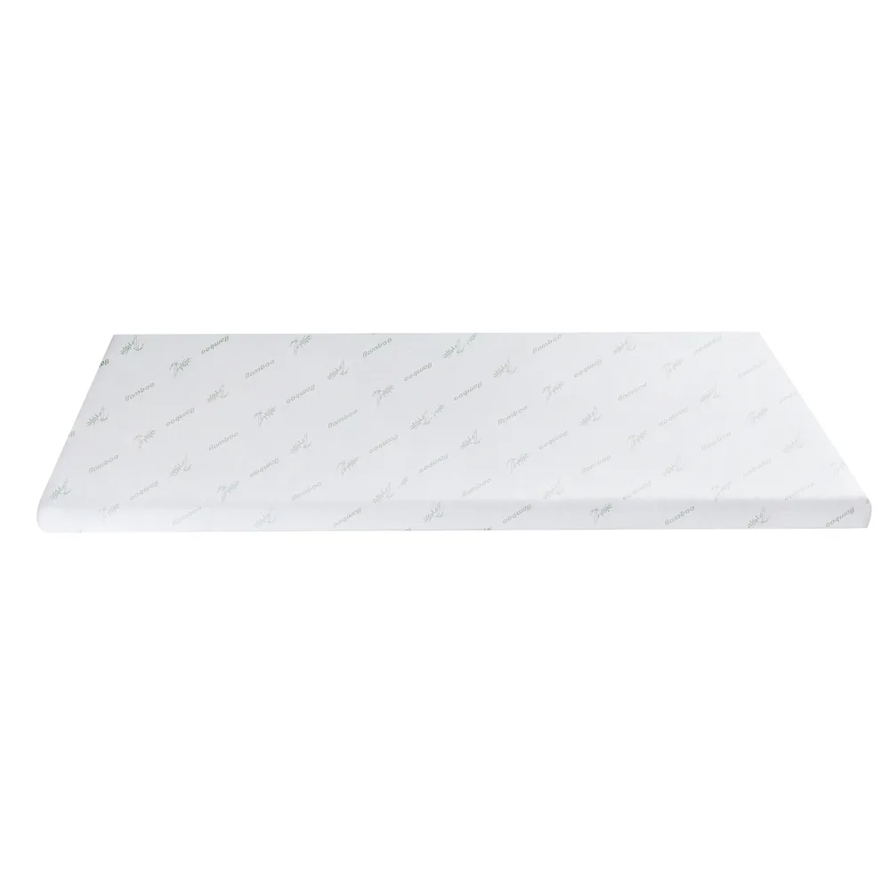 Giselle 8cm Memory Foam Mattress Topper Gel Egg Crate Foam Bamboo King