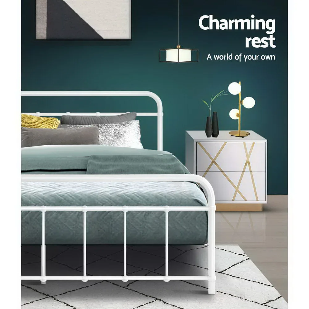 Artiss Bed Frame Metal Bed Frame LEO - Queen