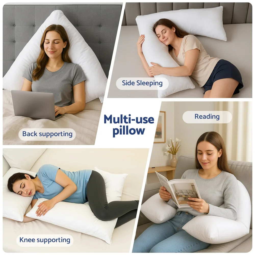 Giselle V Shape Pillow Boomerang Nursing Body Cushion