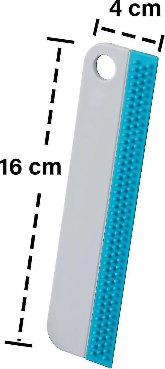 2x Window & Shower Squeegees, Silicone Glass Wiper Set for Mirrors