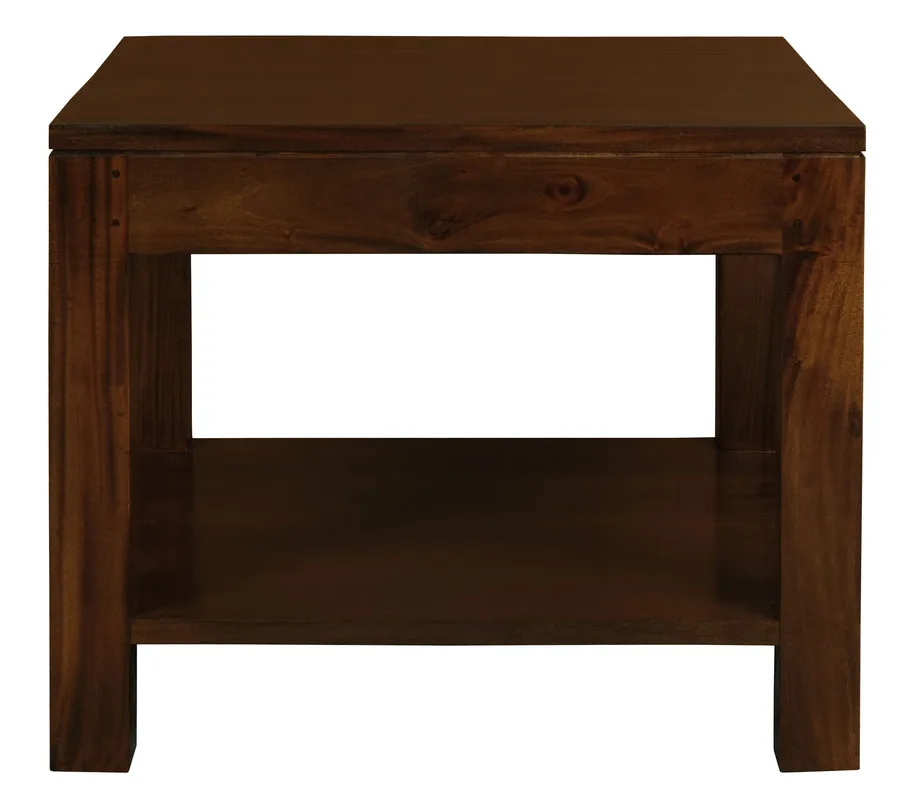 Amsterdam Solid Mahogany Timber Lamp Table 60 x 60 cm