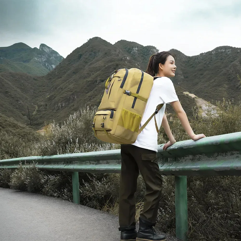 60L Travel Boarding Backpack Outdoor Trekking Luggage Hiking Camping Rucksack Large Capacity Storage Backpack