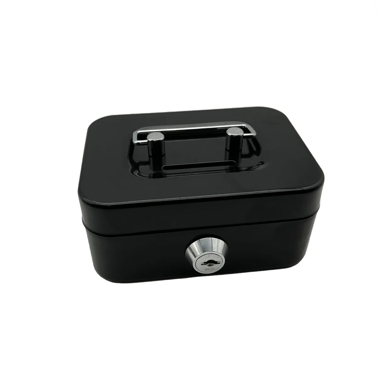 2PCS/ Mini Lockable Cash Box with Handle - Secure Money Storage Box