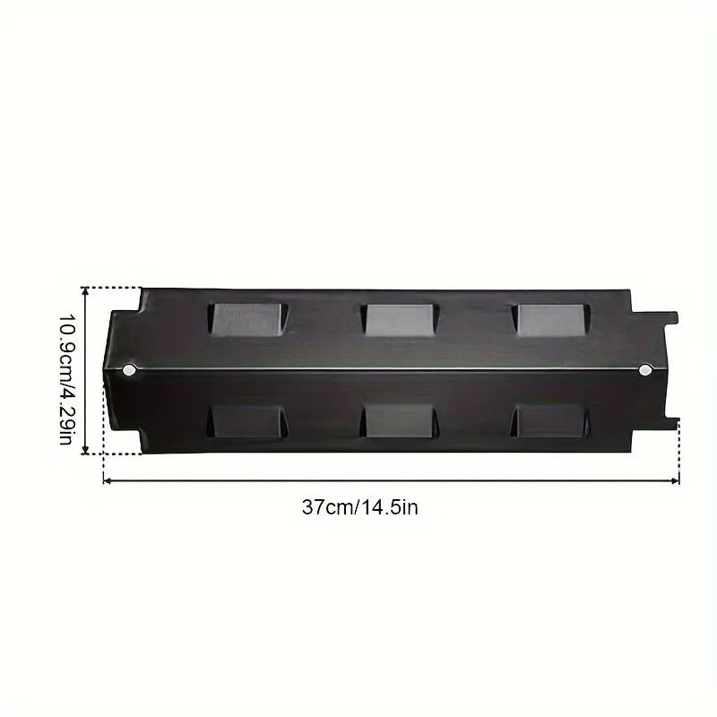 3-Pack Grill Heating Plates Black