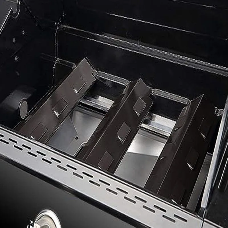 3-Pack Grill Heating Plates Black