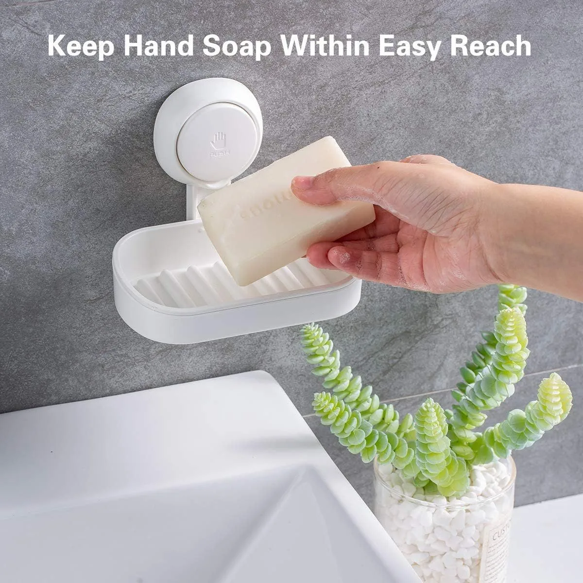 5 Pack Suction Cup Storage Baskets, Drill-Free Wall Organisers for Soap, Towels, Toiletries, Kitchen and Bathroom Use