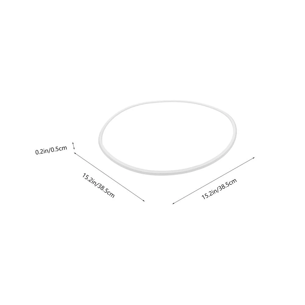 White Rubber Bar Stool Floor Protector Ring Easy to Use and Anti-Slip for Bar Chairs