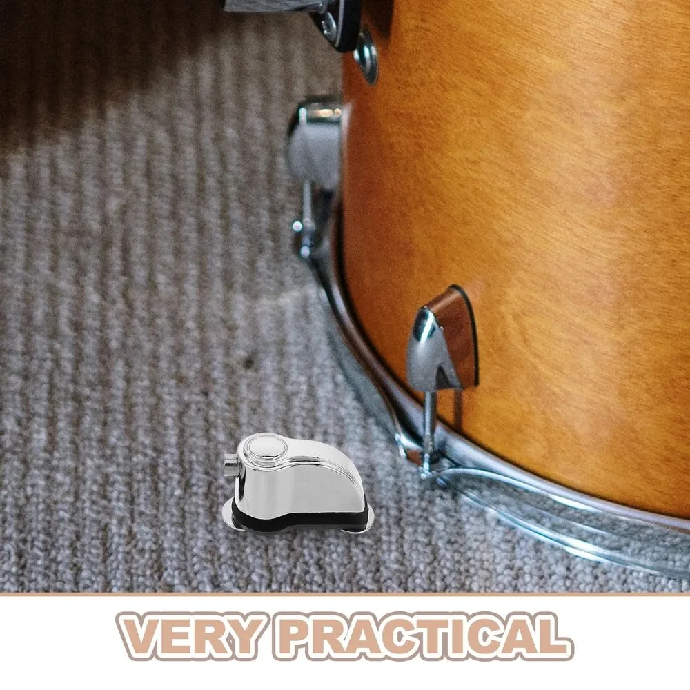 2Pcs Precision Drum Lugs Plated Silver Drum Set Mounting Hardware Replacement