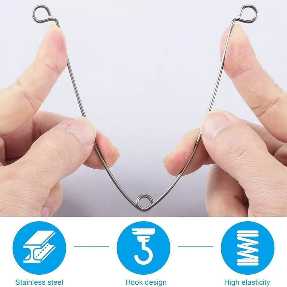 10Pcs Recessed Lighting Springs Clips Lighting, Torsion Spring Metal,for Accessories