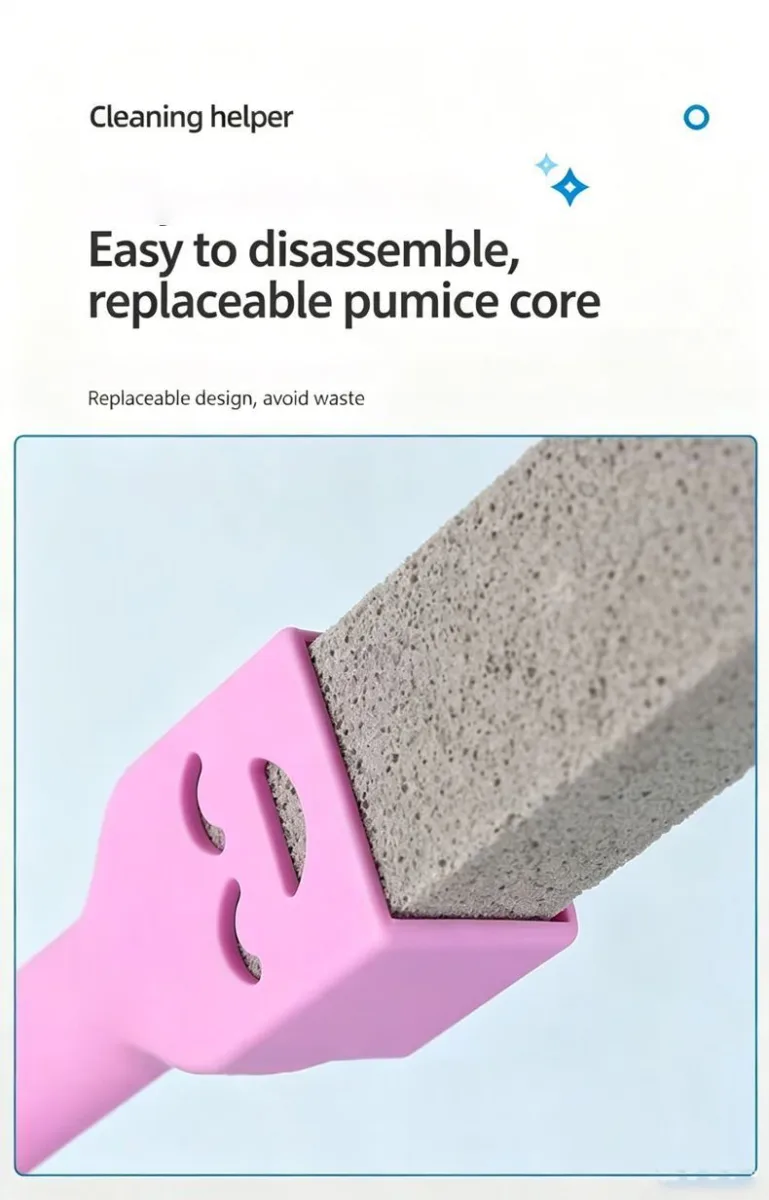 2 Handles + 10 Pumice Stones