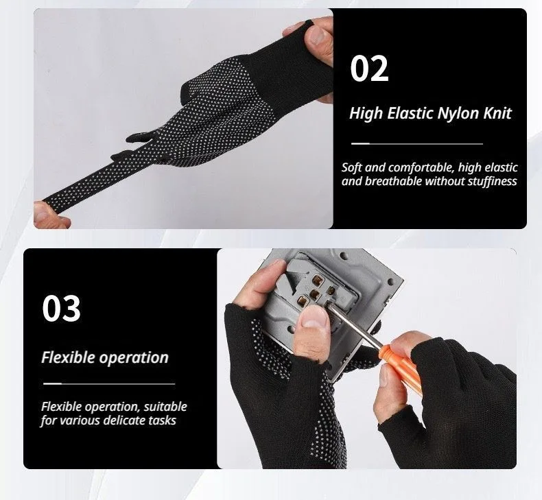 12-Pairs Coated Fingertip Gloves 04